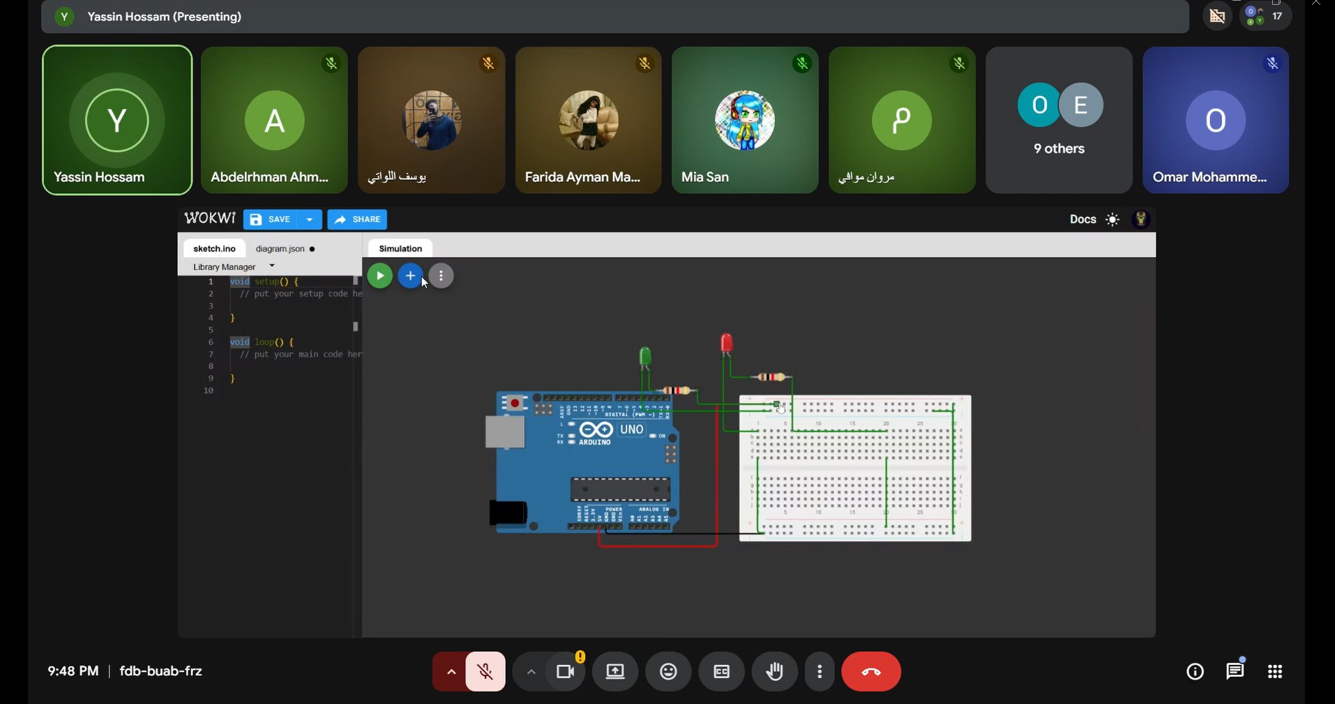 Arduino & coding workshop on Wokwi